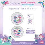 GAACAL Kayo Horaguchi x Sanrio Characters MagSafe-compatible 360-degree Rotating Phone Grip