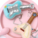 「ふわもこギター」ぬいぐるみ風チャーム