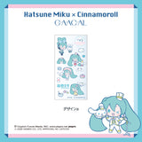 GAACAL × Hatsune Miku × Cinnamoroll Transfer Stickers