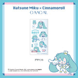 GAACAL × Hatsune Miku × Cinnamoroll Transfer Stickers