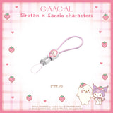 GAACAL Exclusive: Shirotan x Sanrio Characters 2-in-1 Fast Charging Cable (with Strap) - Data Transfer Compatible