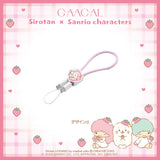 GAACAL Exclusive: Shirotan x Sanrio Characters 2-in-1 Fast Charging Cable (with Strap) - Data Transfer Compatible