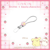 GAACAL Exclusive: Shirotan x Sanrio Characters 2-in-1 Fast Charging Cable (with Strap) - Data Transfer Compatible