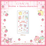 GAACAL Exclusive: Shirotan x Sanrio Characters Transfer Stickers