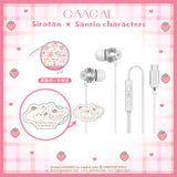 GAACAL Exclusive: Shirotan x Sanrio Characters Type-C Earphones