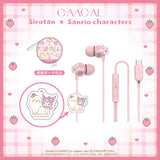 GAACAL Exclusive: Shirotan x Sanrio Characters Type-C Earphones