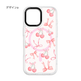 「チェリーリボン」着せ替えデザインプレート【PaleCase(パレケース)専用】