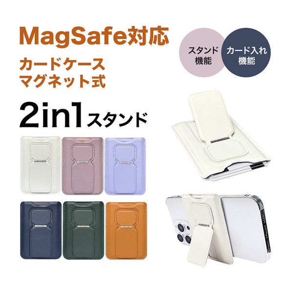 "Swing Stand" Multi-function card case for smartphones