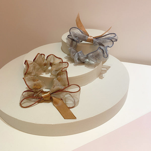 "Fluttering Ribbons" Organdy Ribbon Scrunchie