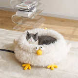 "Fluffy Base" washable pet bed