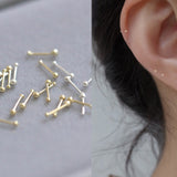 "Mood Switch" S925 Petite Earrings