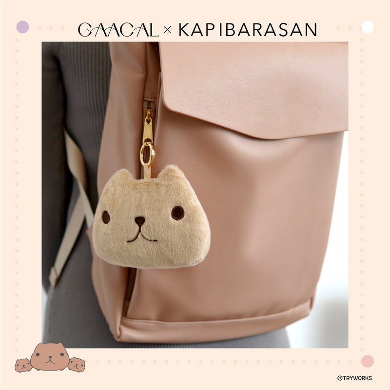 [Now on sale] "Capybara's Walk" Market bag with Capybara stuffed toy