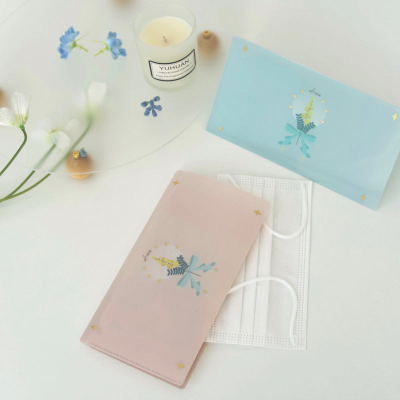 "Spring Color Pocket" Spring Arrival Mimosa Mask Case Tissue Case