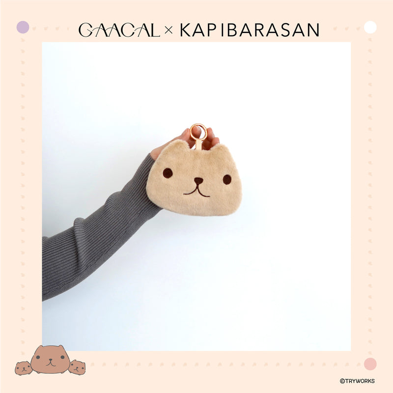 [Now on sale] "Capybara's Walk" Market bag with Capybara stuffed toy