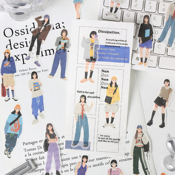 "Collect Fashion" Washi Sticker