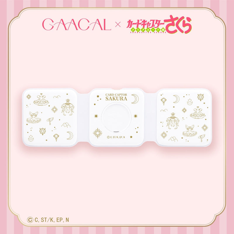 【予約販売】カードキャプターさくら3in1の折り畳みワイヤレス充電器 - gaacal gaacal gaacal 雑貨 【予約販売】カードキャプターさくら3in1の折り畳みワイヤレス充電器