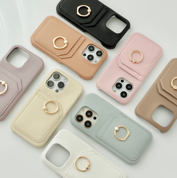 "Daily Set" Smartphone case with drop prevention ring