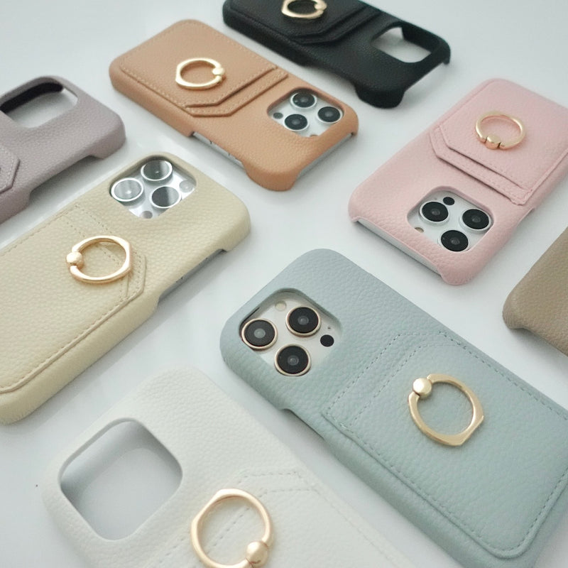 "Daily Set" Smartphone case with drop prevention ring