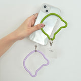 "Everyday, cat and me" cat-shaped smartphone strap