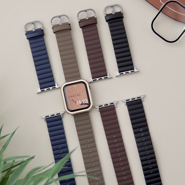 "Mannish Deep" PU Leather Apple Watch Band 