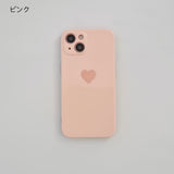 [In stock now] "Point Heart" heart pattern TPU smartphone case