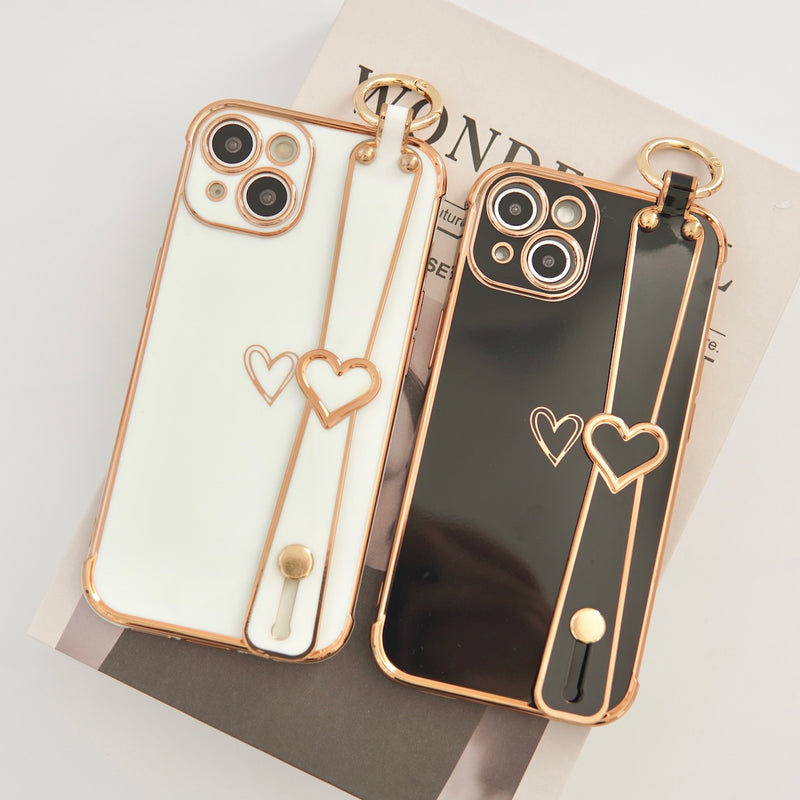 "Connecting Hearts" Smartphone case with heart band