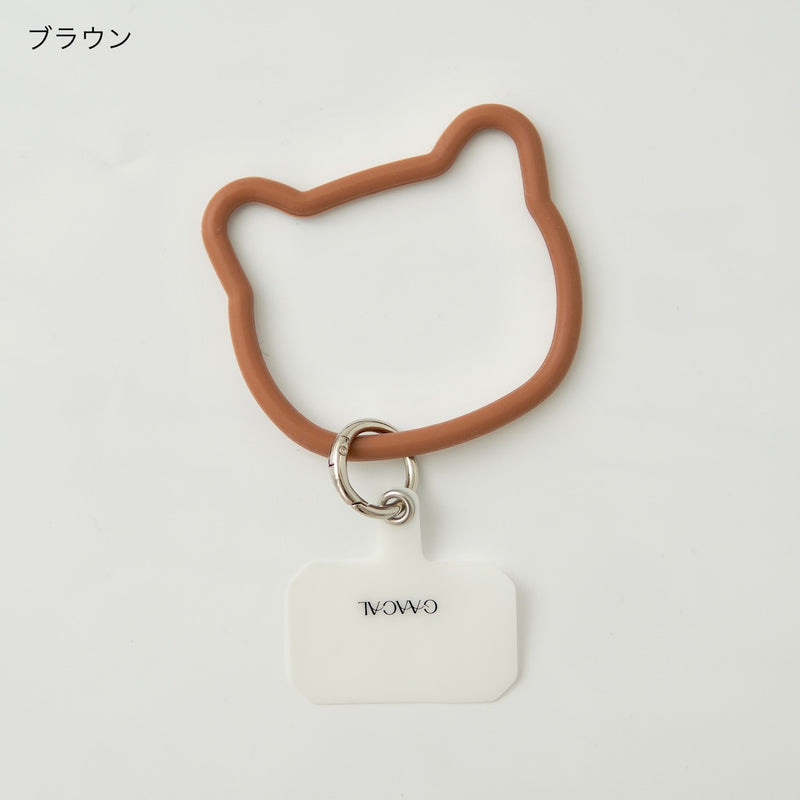 "Everyday, cat and me" cat-shaped smartphone strap