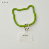 "Everyday, cat and me" cat-shaped smartphone strap