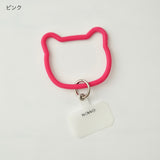 "Everyday, cat and me" cat-shaped smartphone strap