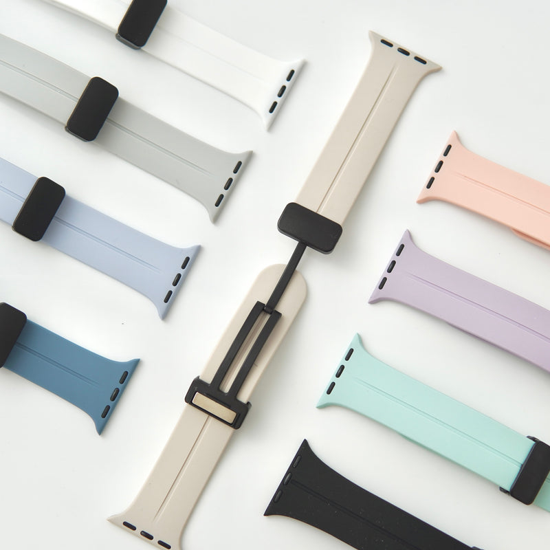 "Magline" Silicone Apple Watch Band 