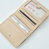 "Just the right size for your palm" PU leather mini wallet