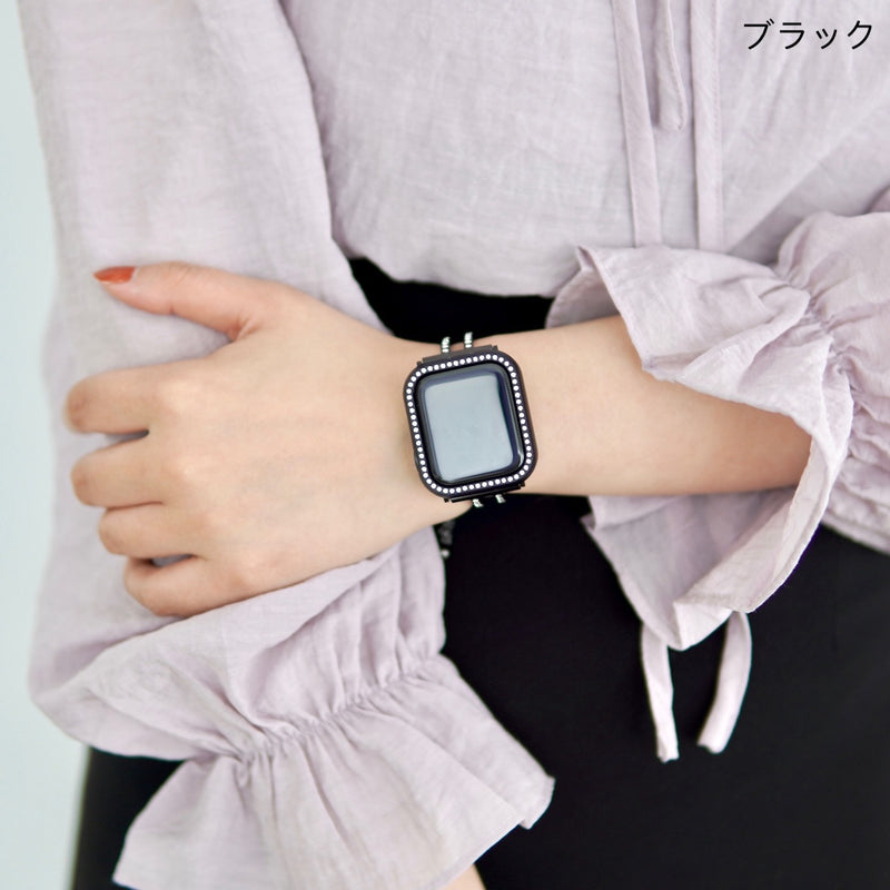 "Connected Bangle" Metal Apple Watch Band 