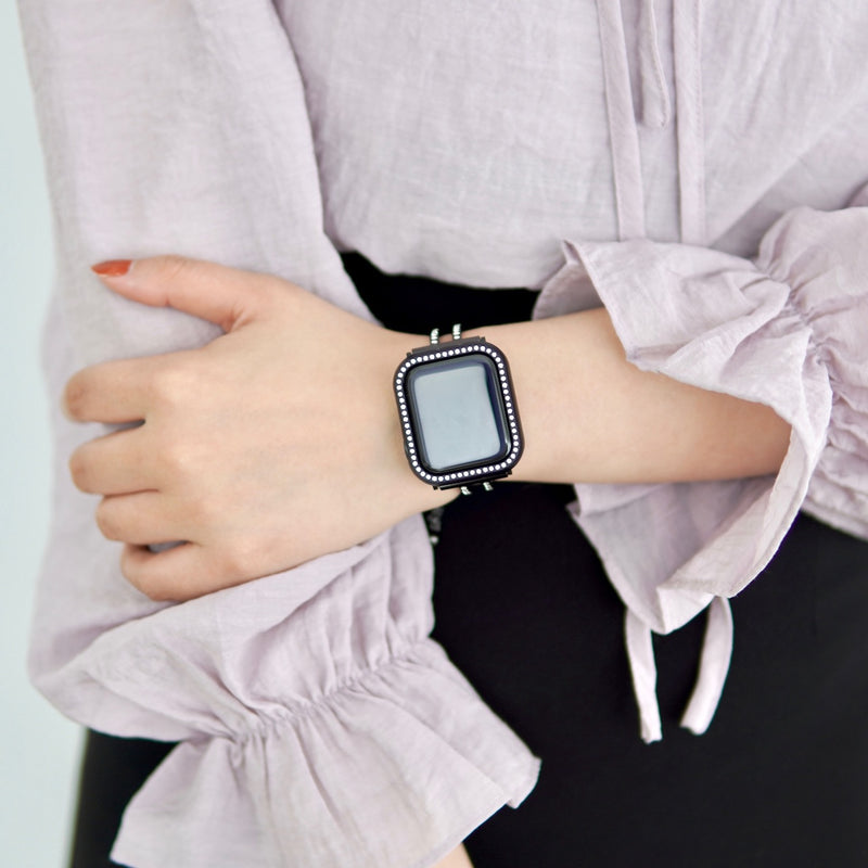 "Connected Bangle" Metal Apple Watch Band 