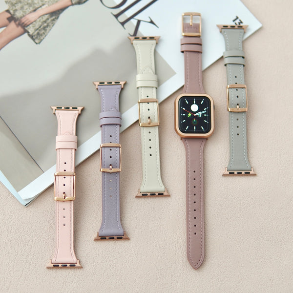 "Pretty Ash" PU Leather Apple Watch Band 