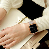 "Pretty Ash" PU Leather Apple Watch Band 