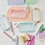 "Visible, attractive" clear pouch for storing your favorite goods