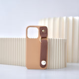 "Point Pearl" smartphone case with drop prevention belt