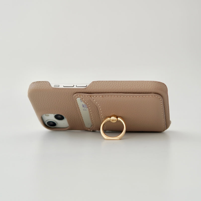 "Everyday functionality" Smartphone case with card holder and ring