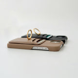 "Everyday functionality" Smartphone case with card holder and ring