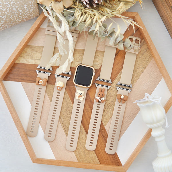 Apple Watch band with "Charm Point" motif 