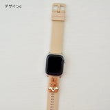 Apple Watch band with "Charm Point" motif 