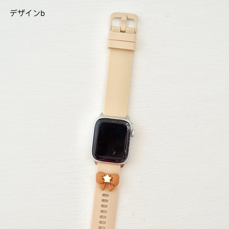 Apple Watch band with "Charm Point" motif 