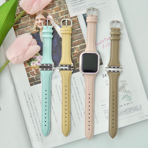 "Daily Simple" PU Leather Apple Watch Band