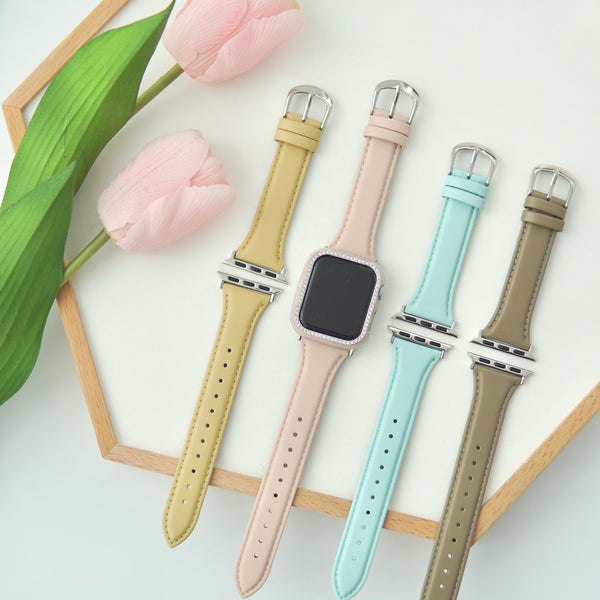 "Daily Simple" PU Leather Apple Watch Band