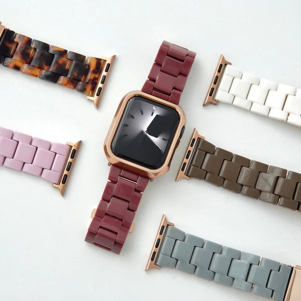 "Enjoy Autumn and Winter" Plastic Apple Watch Band