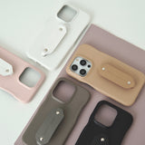 "Connect the Time" PU leather strap smartphone case