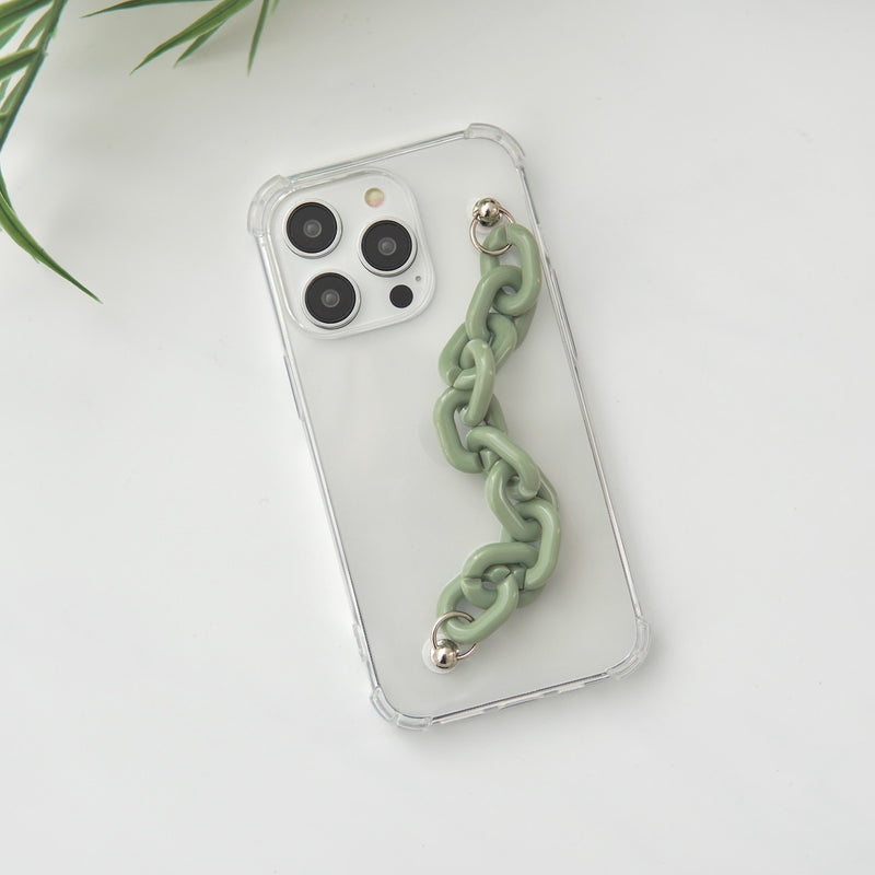 "Accent Chain" Smartphone case with drop prevention chain