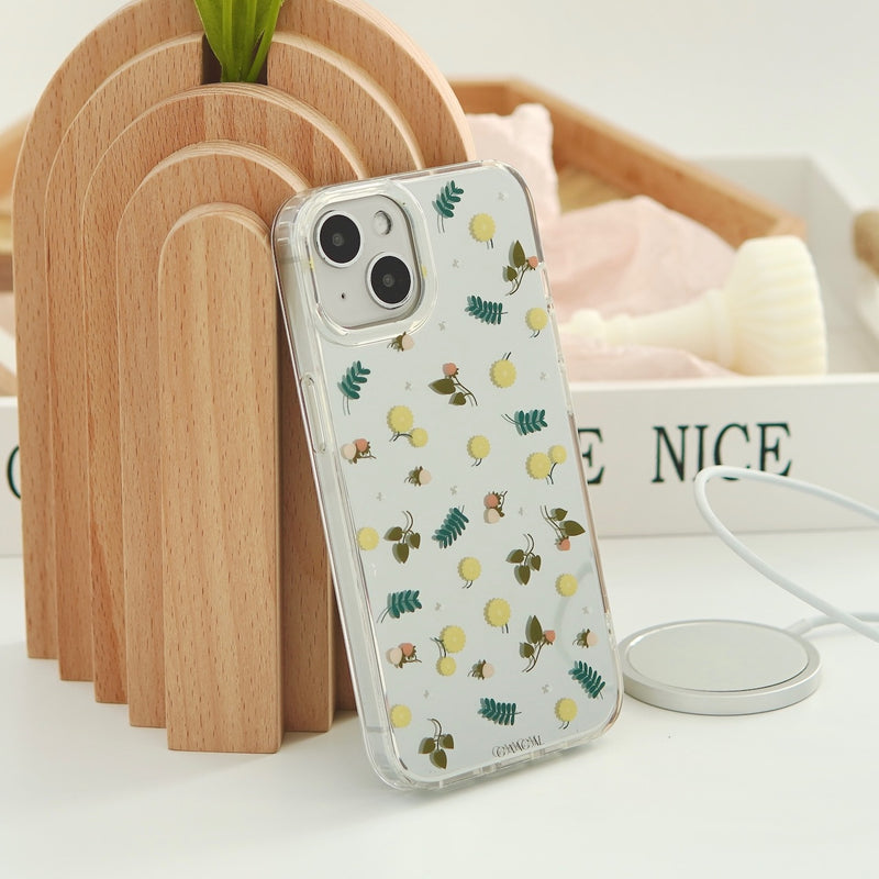 "Spring Breeze" Spring Arrival Mimosa Mirror Smartphone Case