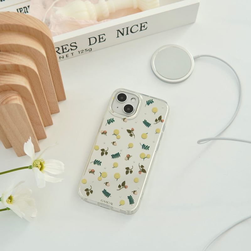 "Spring Breeze" Spring Arrival Mimosa Mirror Smartphone Case