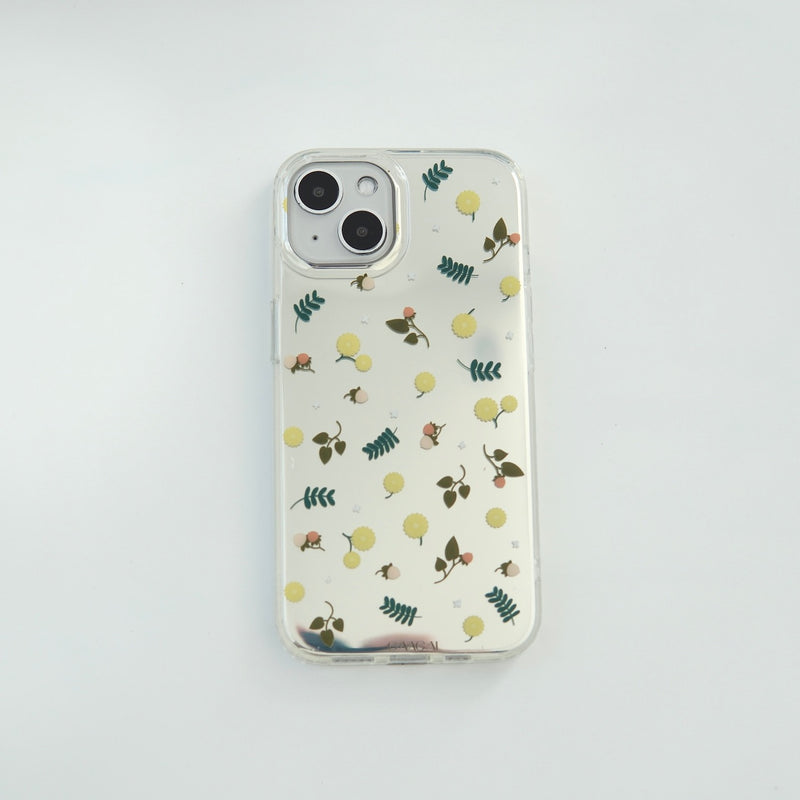 "Spring Breeze" Spring Arrival Mimosa Mirror Smartphone Case